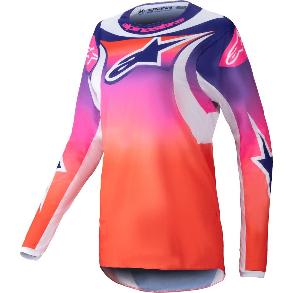 Alpinestars Stella Fluid Wurx Ladies MX Jersey Multi / White