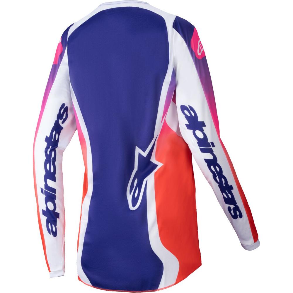 Alpinestars Stella Fluid Wurx Ladies MX Jersey Multi / White - FREE UK Shipping, FREE 365 Day Returns | Moto Central