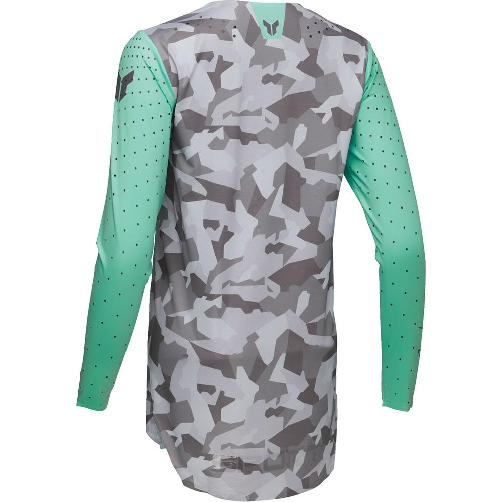 Thor Sportmode Shadow Ladies Jersey Grey / Green