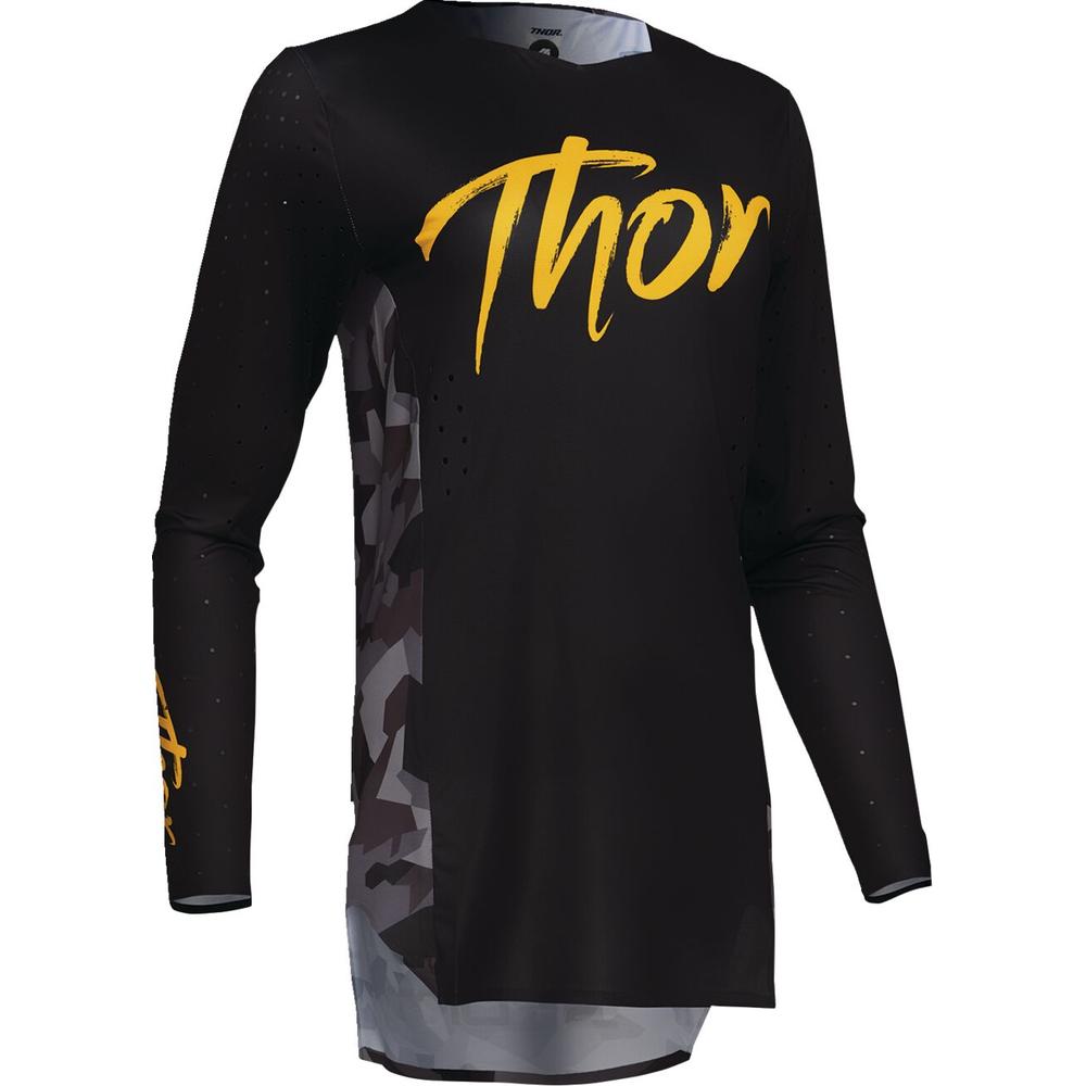 Thor Sportmode Shadow Ladies Jersey Black / Grey - FREE UK Shipping, FREE 365 Day Returns | Moto Central