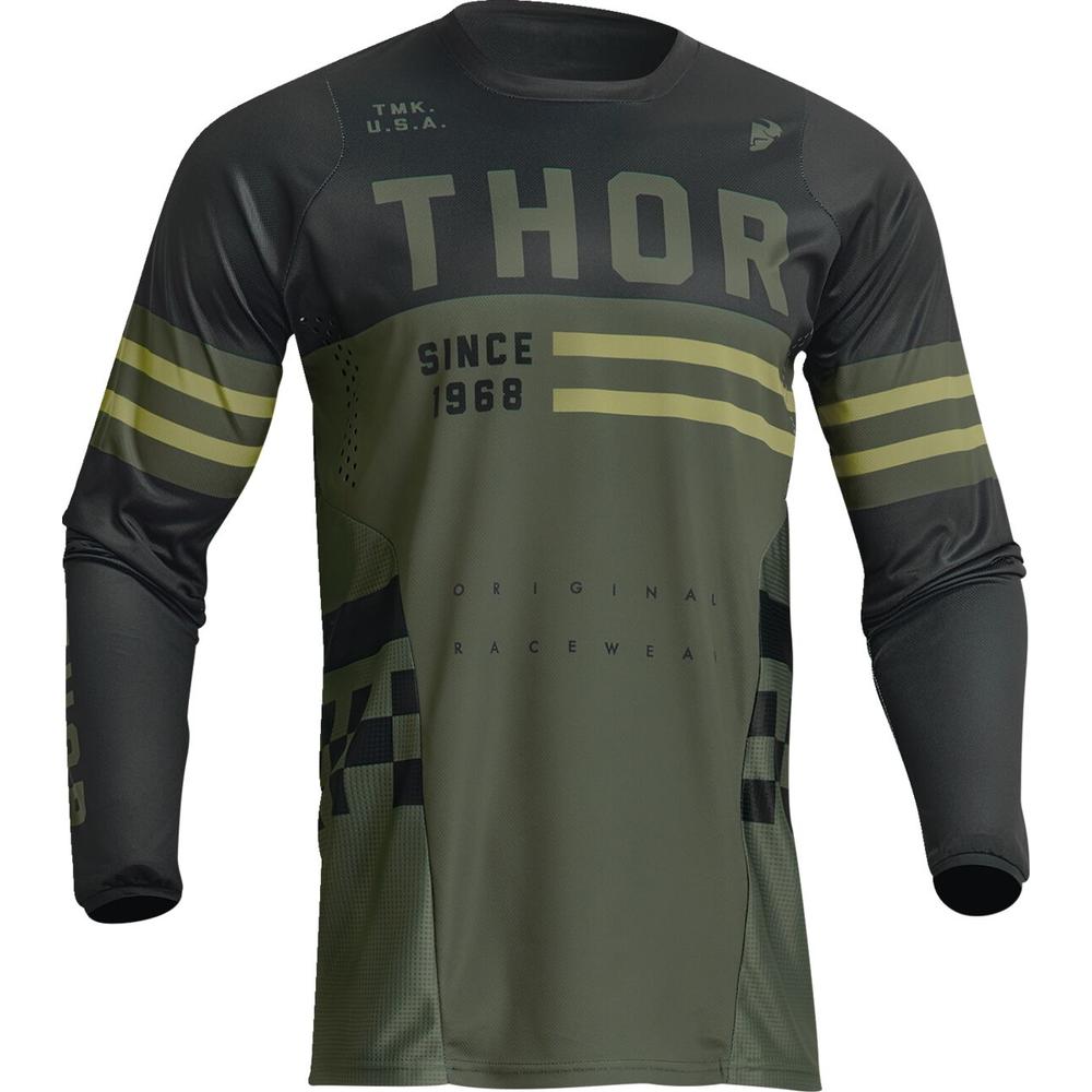 Thor Pulse Combat Youth Jersey Army Green