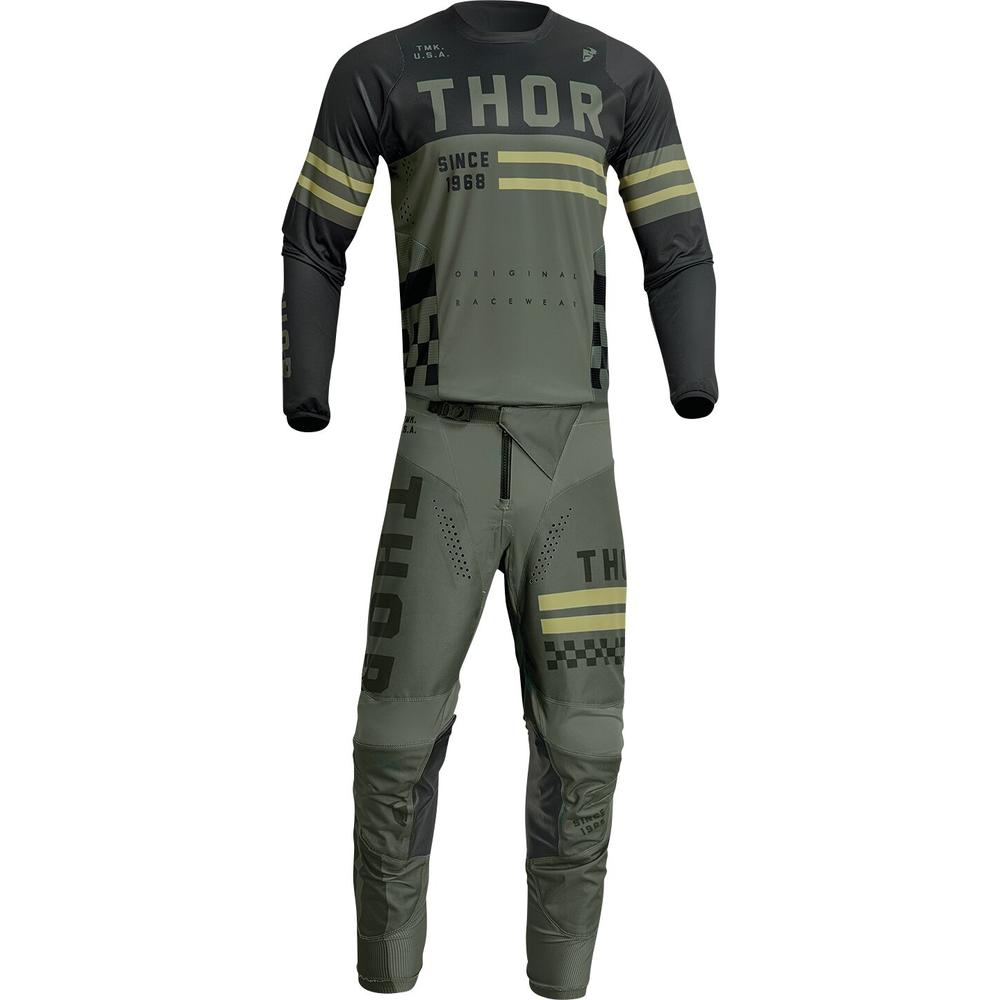 Thor Pulse Combat Youth Jersey Army Green