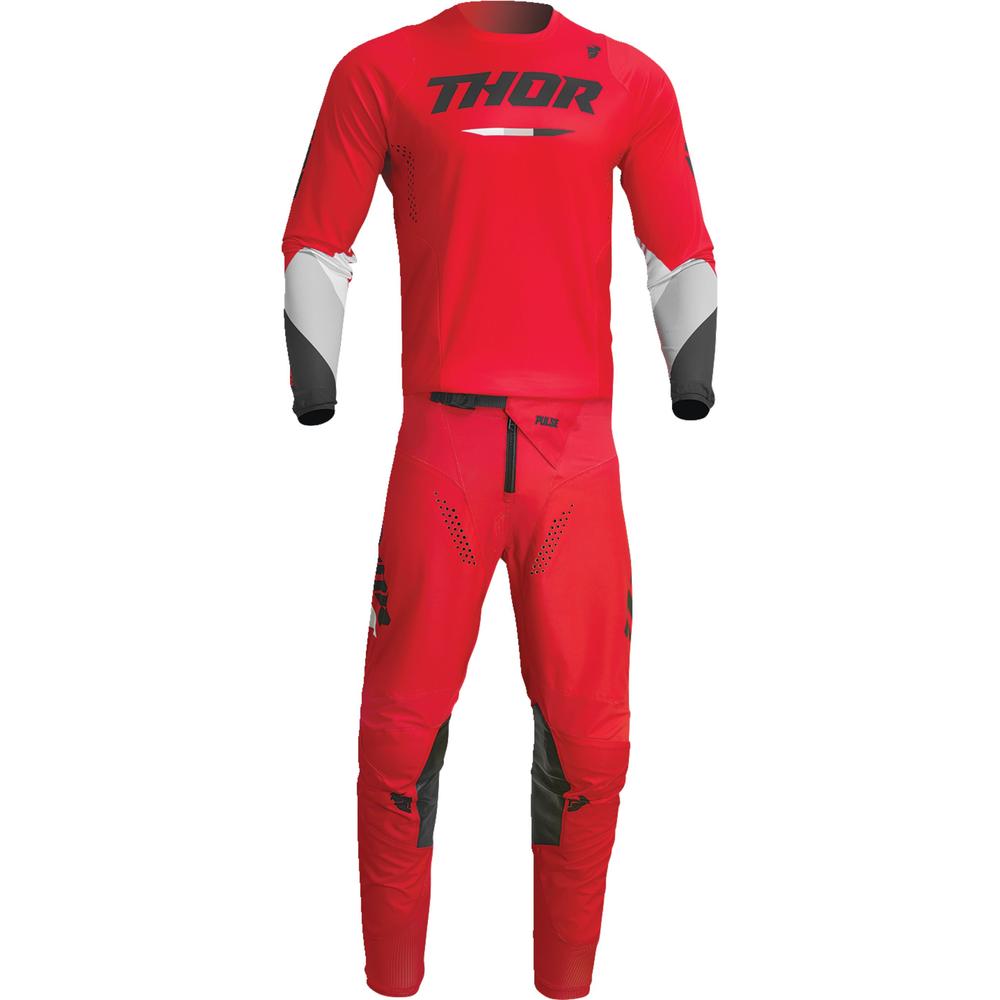 Thor Pulse Tactic Youth Jersey Red - FREE UK Shipping, FREE 365 Day Returns | Moto Central