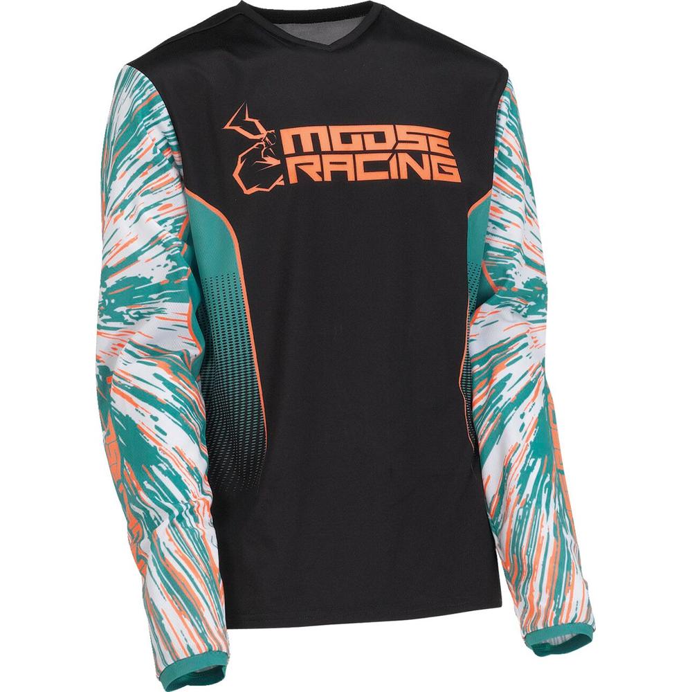 Moose Racing Agroid Youth Jersey Teal / Orange / Black