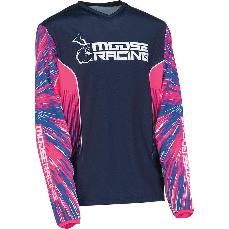 Moose Racing Agroid Youth Jersey Pink / Blue