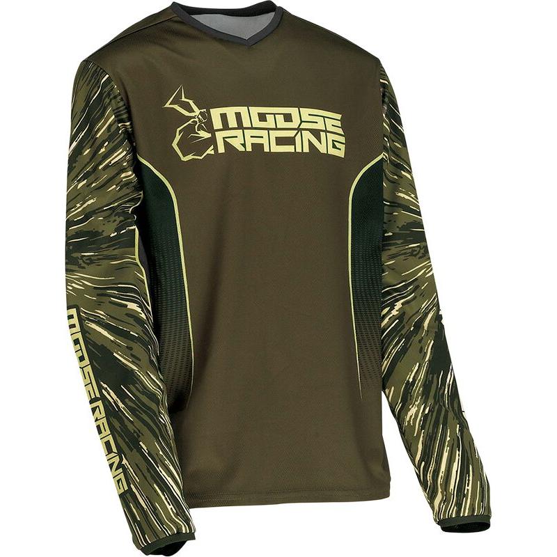 Moose Racing Agroid Youth Jersey Olive / Tan