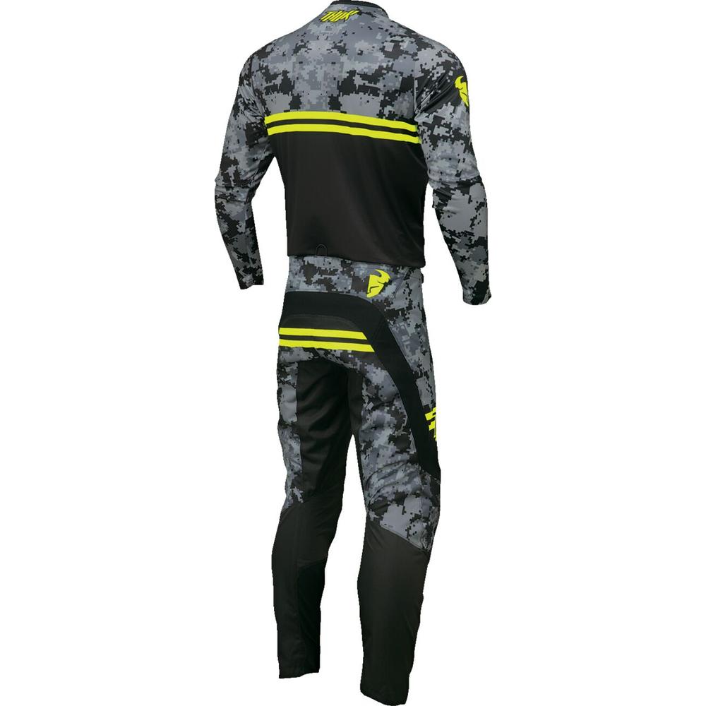 Thor Sector DIGI Youth Camo Jersey Black / Grey - FREE UK Shipping, FREE 365 Day Returns | Moto Central