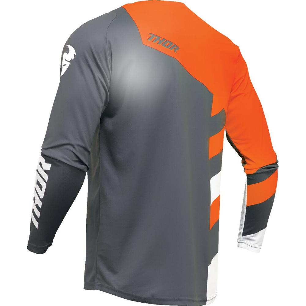 Thor Sector Checker Youth Jersey Grey / Orange