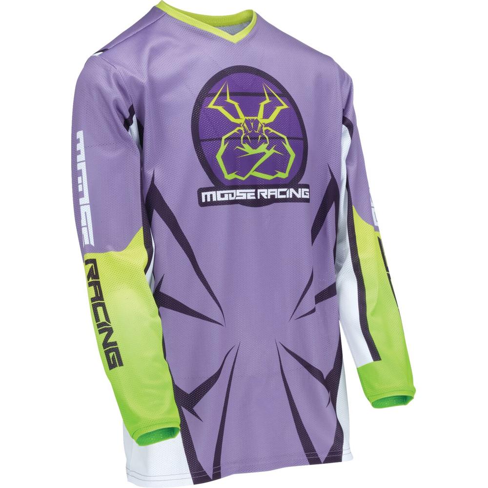 Moose Racing Agroid Youth Mesh Jersey Purple / White