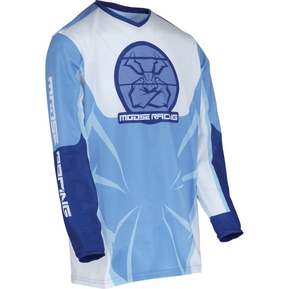 Moose Racing Agroid Youth Mesh Jersey Blue / White