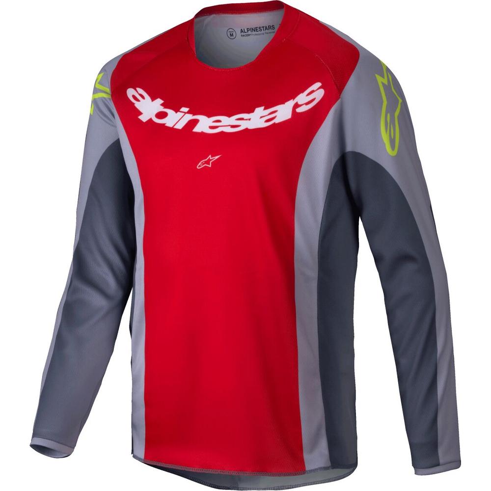 Alpinestars Racer Melt Youth MX Jersey Red / Grey