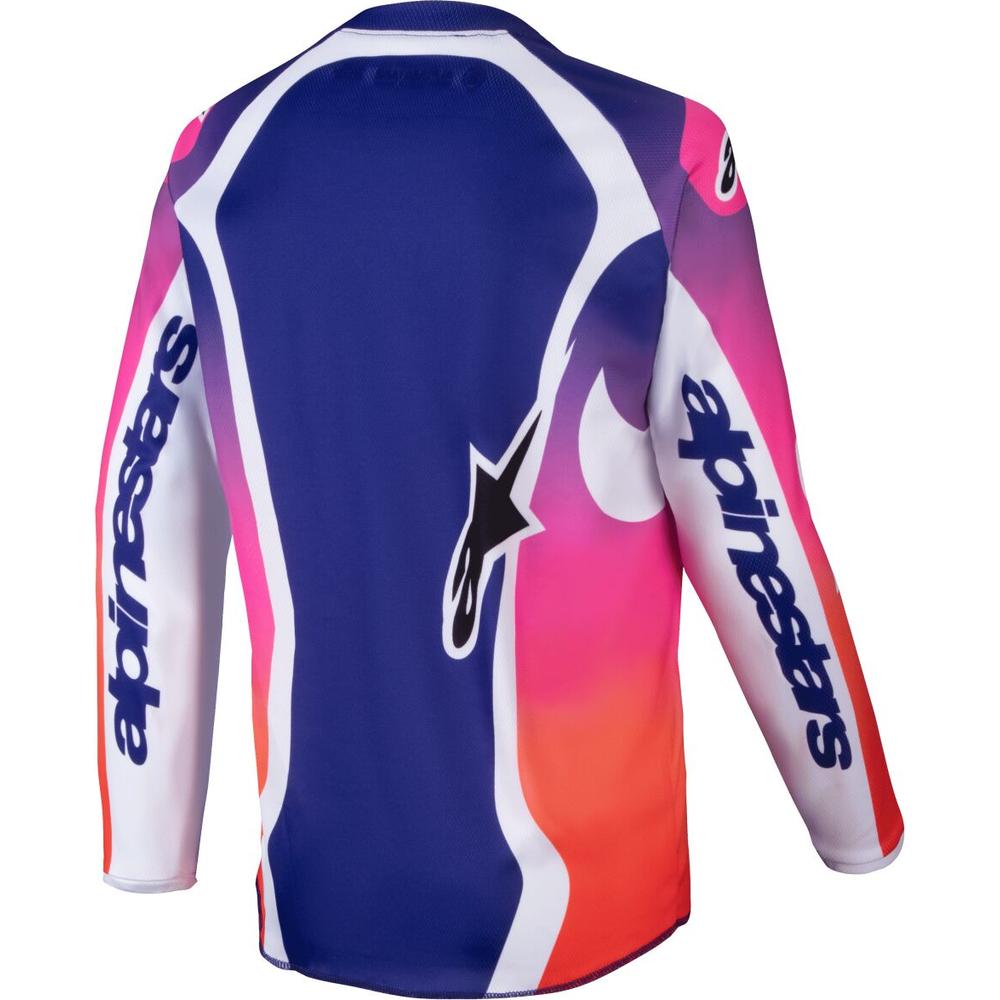 Alpinestars Racer Wurx Youth MX Jersey Multi / White - FREE UK Shipping, FREE 365 Day Returns | Moto Central