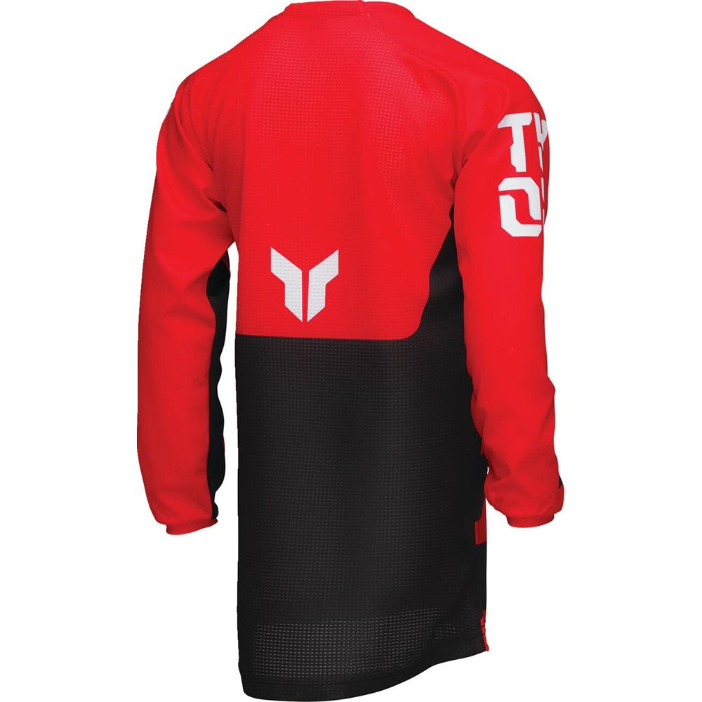 Thor Launchmode Forge Youth Jersey Red - FREE UK Shipping, FREE 365 Day Returns | Moto Central