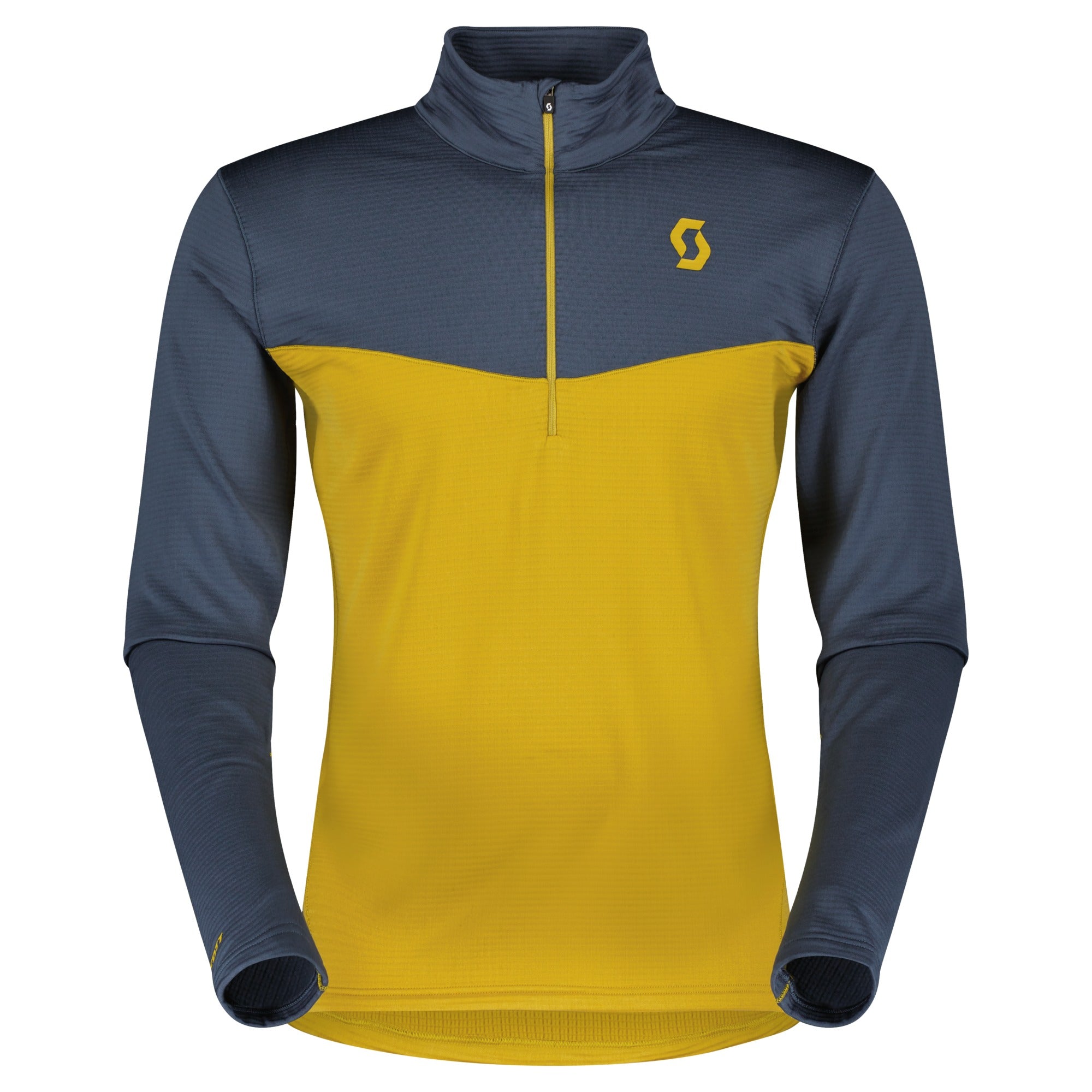 Scott Defined Light Base Layer Pullover Metal Blue / Mellow Yellow