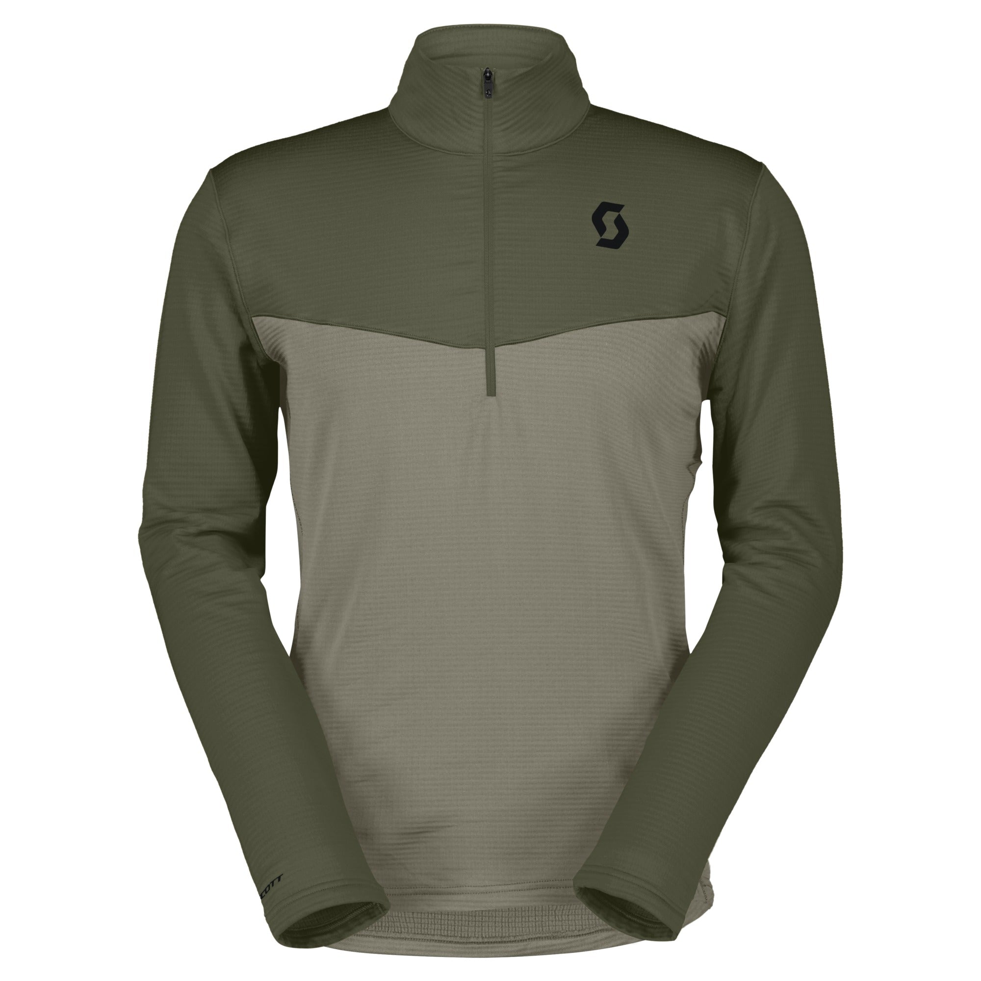 Scott Defined Light Base Layer Pullover Douglas Green / Dust Grey