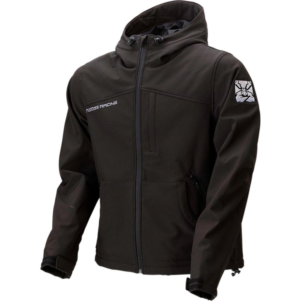 Moose Racing Agroid Hooded Casual Jacket Black