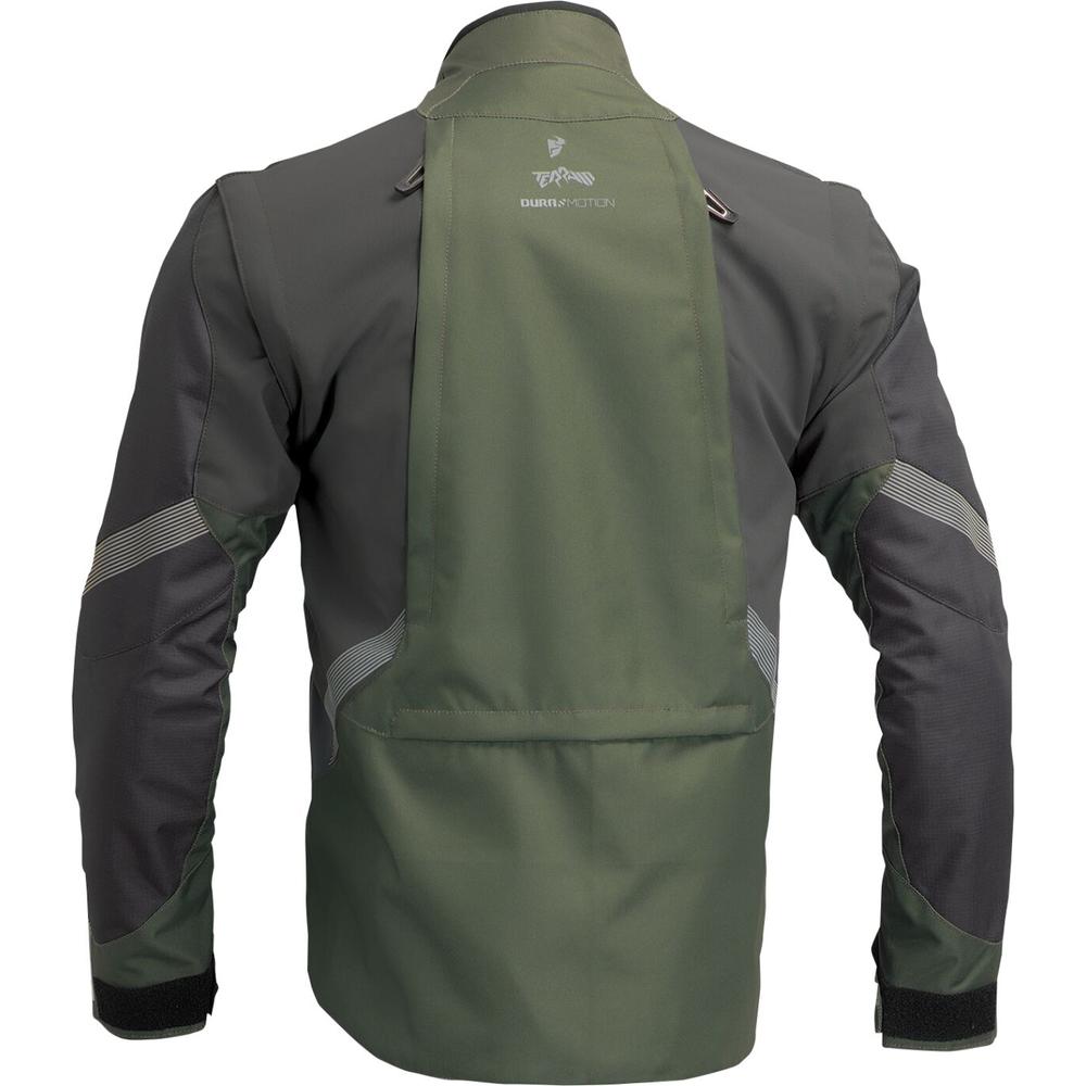 Thor Terrain Jacket Army Green / Charcoal - FREE UK Shipping, FREE 365 Day Returns | Moto Central