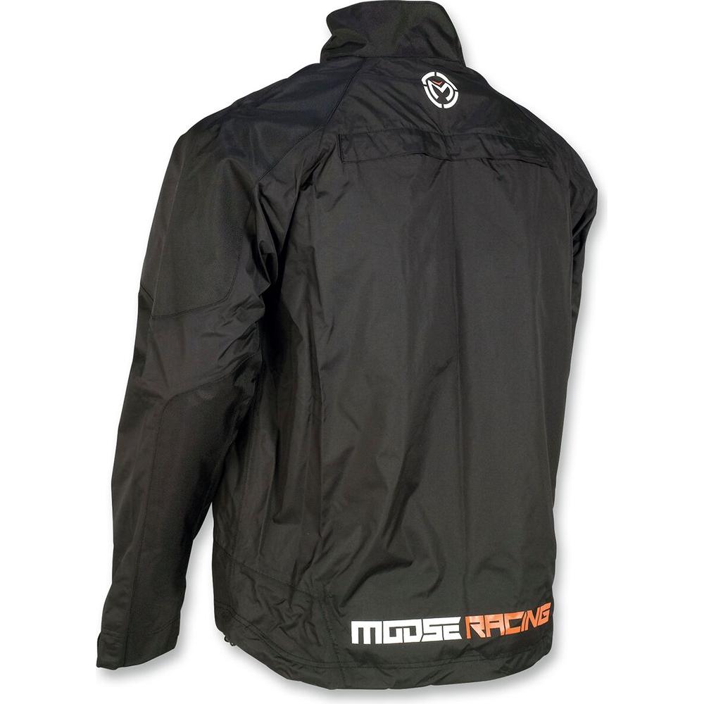 Moose Racing S18Y XC1 Youth Rain Over Jacket Black / Orange