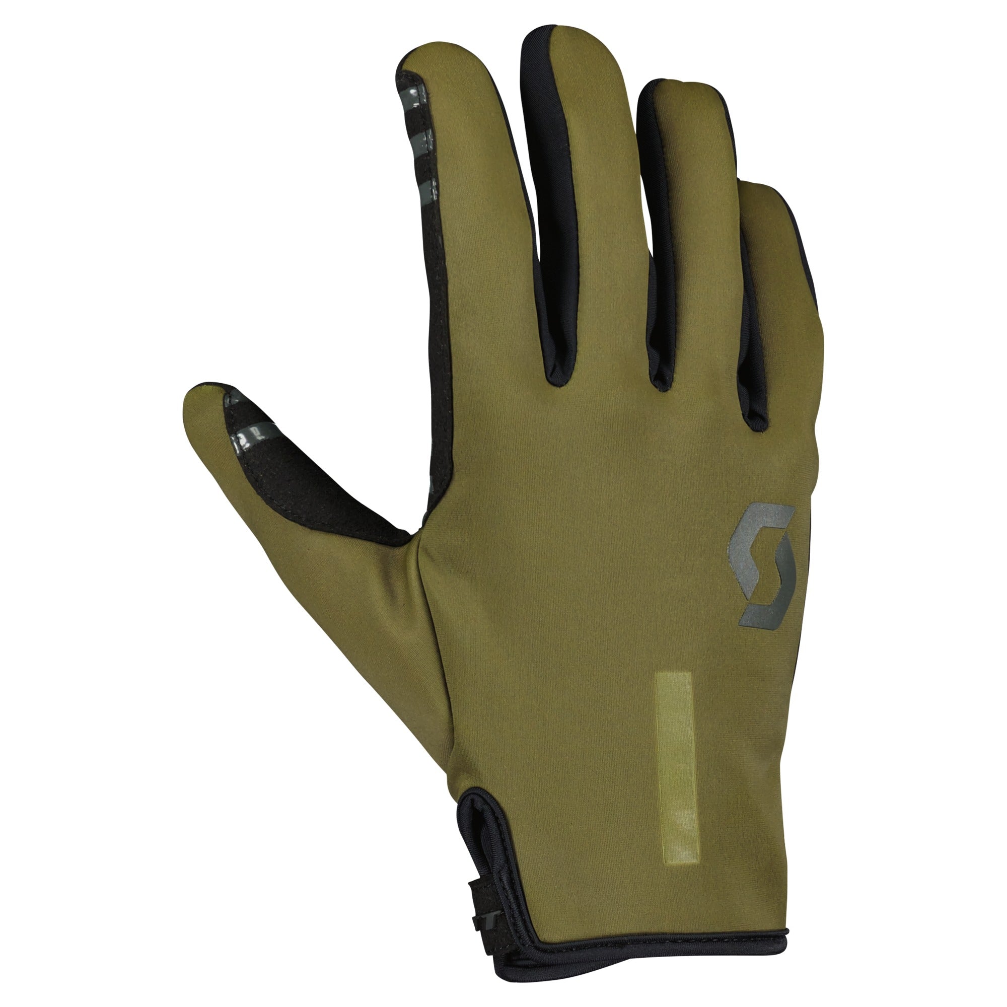 Scott Neoride Textile Gloves Fir Green  - FREE UK Shipping, FREE 365 Day Returns | Moto Central