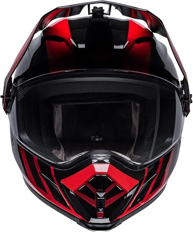 Bell 2022 MX 9 Adventure MIPS Helmet Dash Black / Red  - FREE UK Shipping, FREE 365 Day Returns | Moto Central