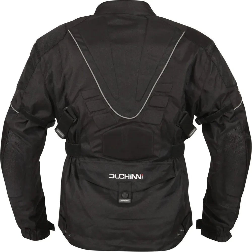 Duchinni Apollo Jacket Black  - FREE UK Shipping, FREE 365 Day Returns | Moto Central