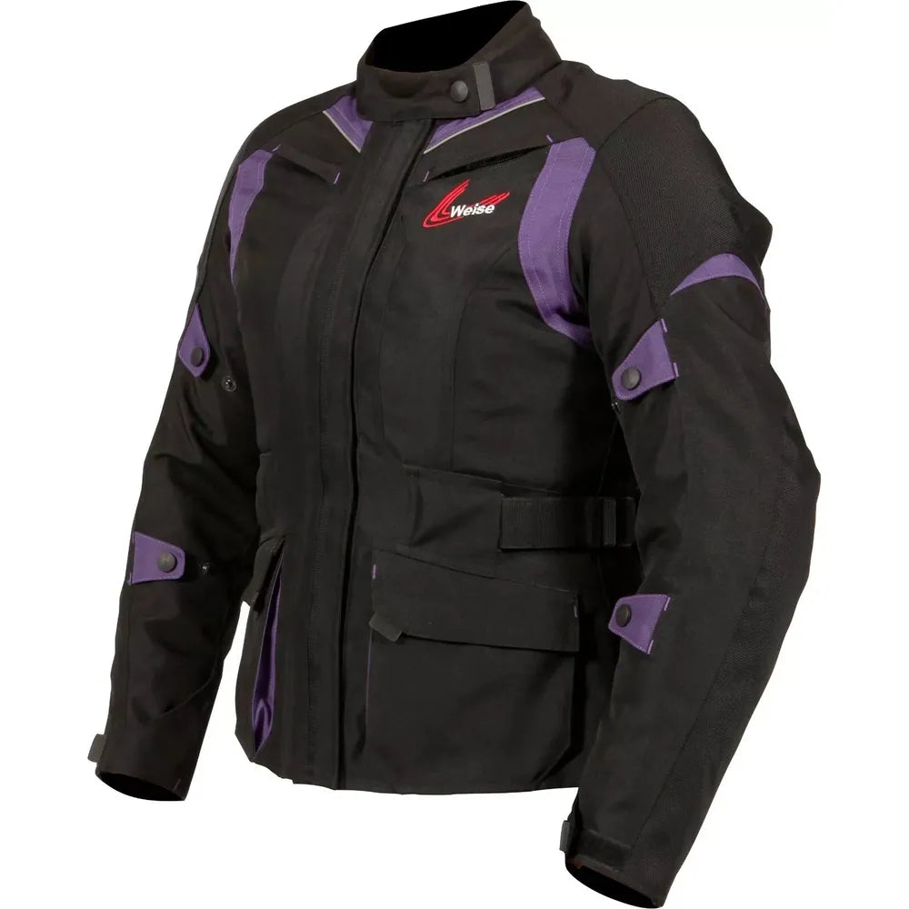 Weise Pioneer Ladies Textile Jacket Purple  - FREE UK Shipping, FREE 365 Day Returns | Moto Central