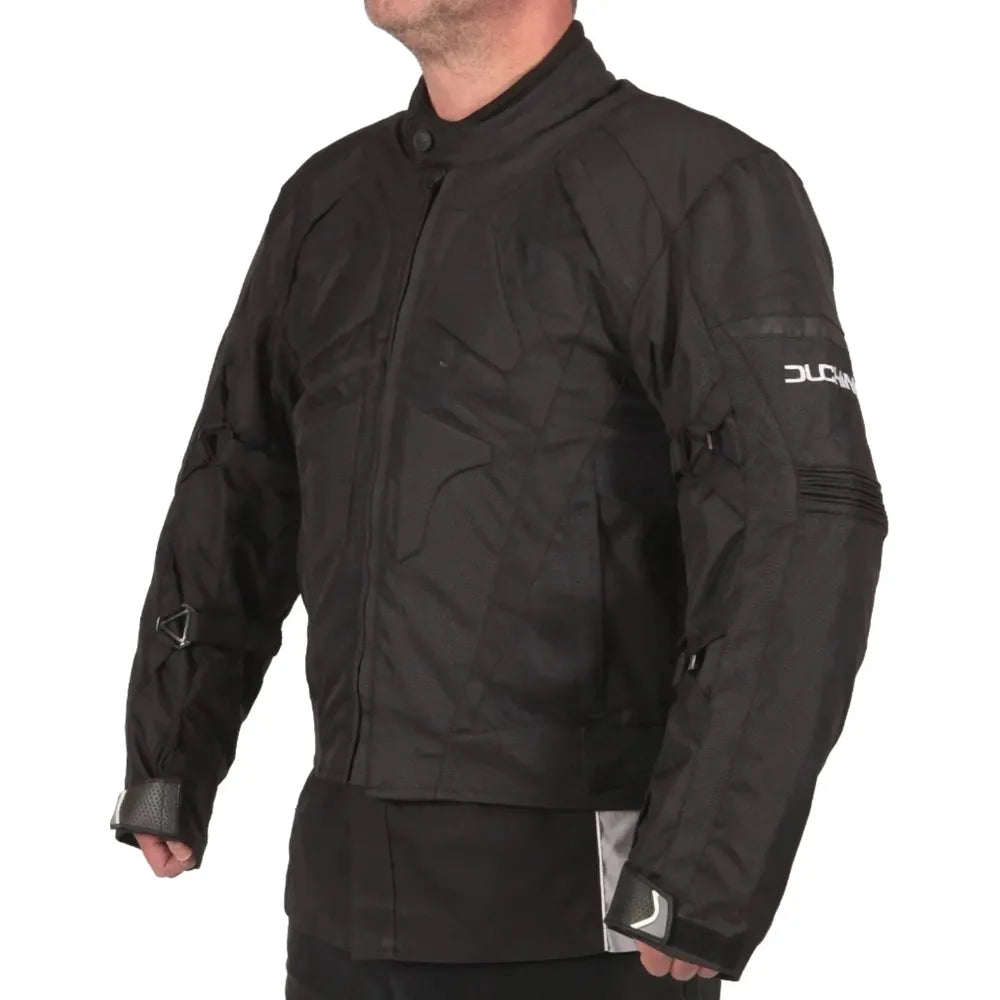 Duchinni Gamma Jacket Black  - FREE UK Shipping, FREE 365 Day Returns | Moto Central