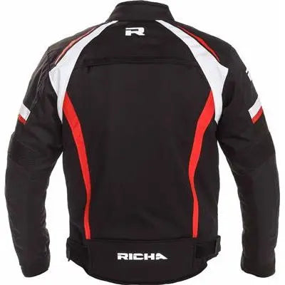 Richa Falcon 2 Textile Jacket Black / Red - FREE UK Shipping, FREE 365 Day Returns | Moto Central