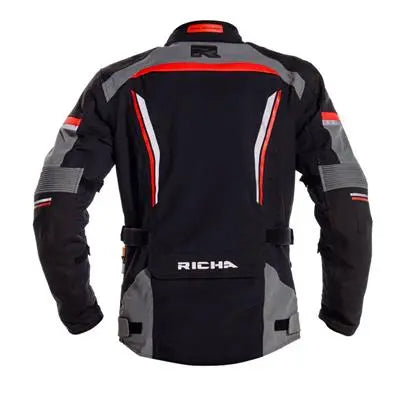 Richa Infinity 2 Pro Textile Jacket Black / Grey / Red - FREE UK Shipping, FREE 365 Day Returns | Moto Central