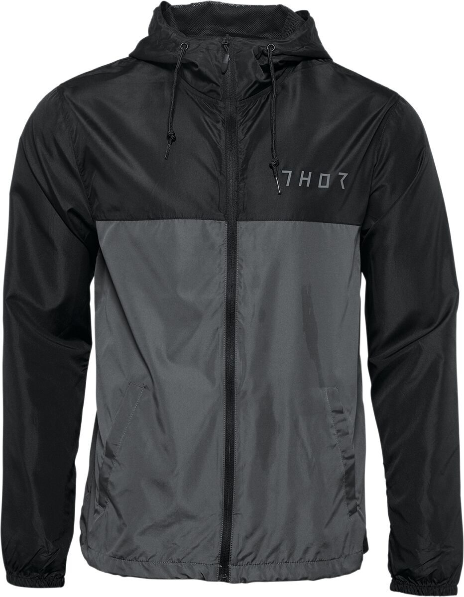 Thor Division Windbreaker Jacket Black / Charcoal