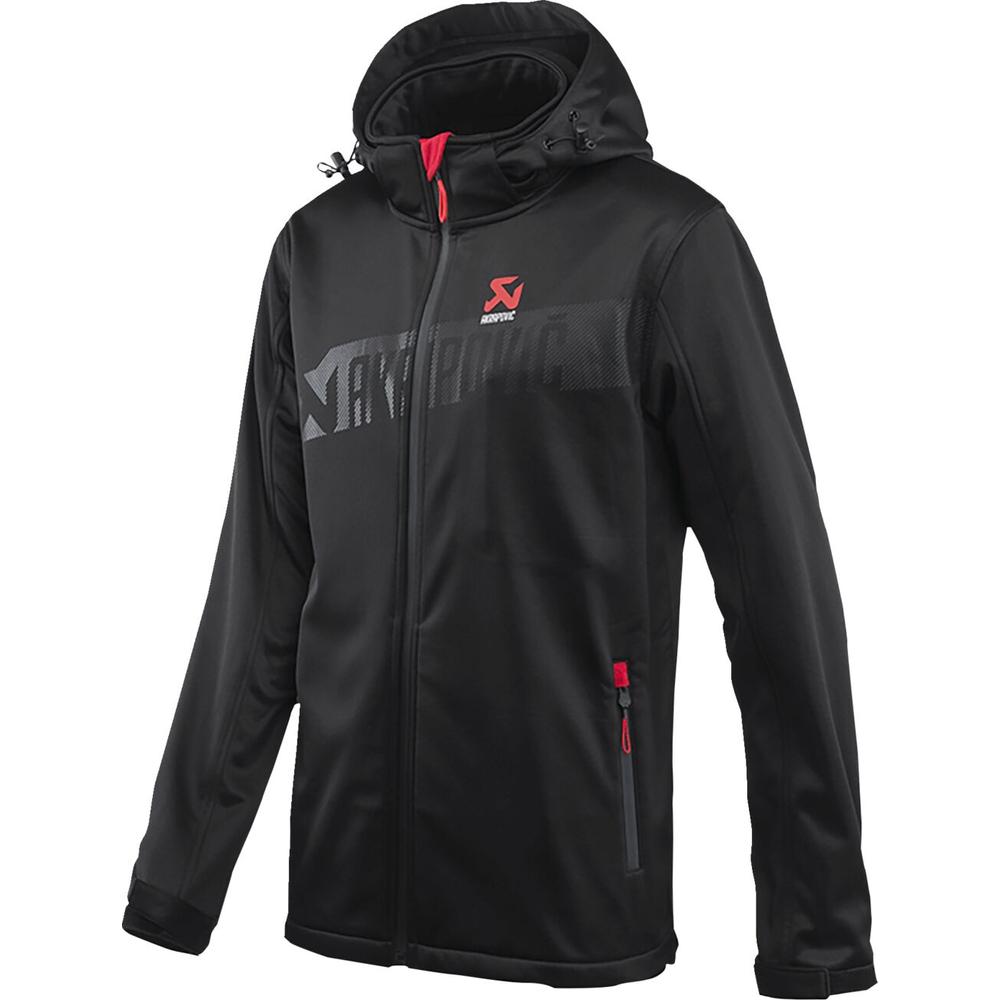 Akrapovic Corpo Soft Shell Jacket Black / Red