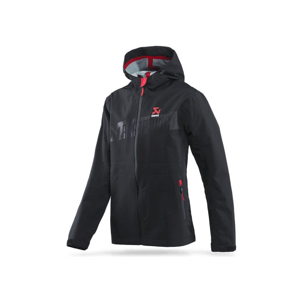 Akrapovic Corpo Ladies Rain Jacket Black / Red