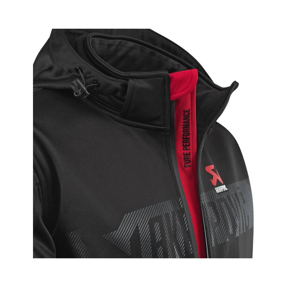 Akrapovic Corpo Ladies Soft Shell Jacket Black / Red