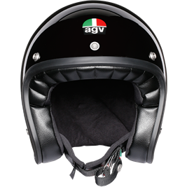 AGV X70 Mono Open Face Helmet Black  - FREE UK Shipping, FREE 365 Day Returns | Moto Central