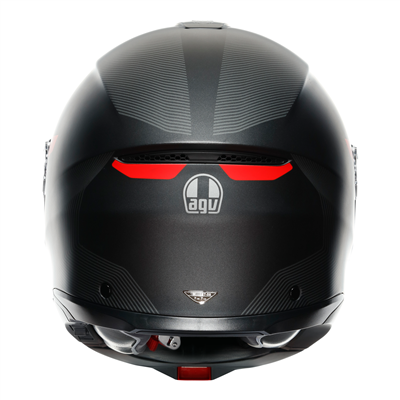 AGV Tour Modular Frequency Flip-Up Helmet Matt Gun / Red