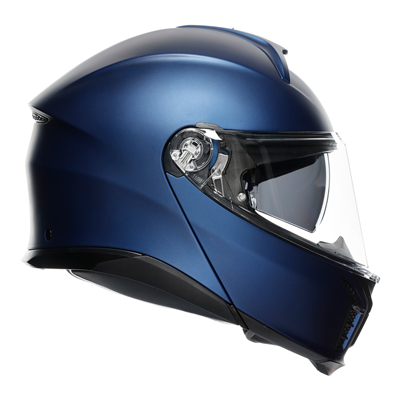 AGV Tour Modular Solid Flip-Up Helmet Galassia Matt Blue  - FREE UK Shipping, FREE 365 Day Returns | Moto Central