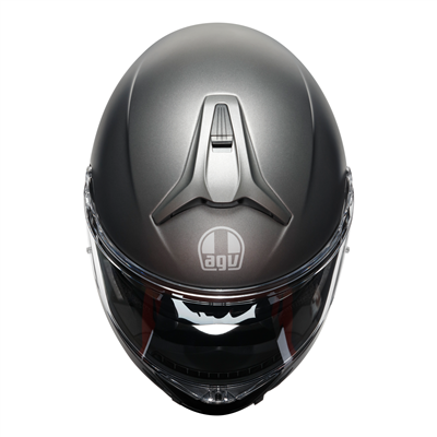 AGV Tour Modular Solid Flip-Up Helmet Luna Grey  - FREE UK Shipping, FREE 365 Day Returns | Moto Central