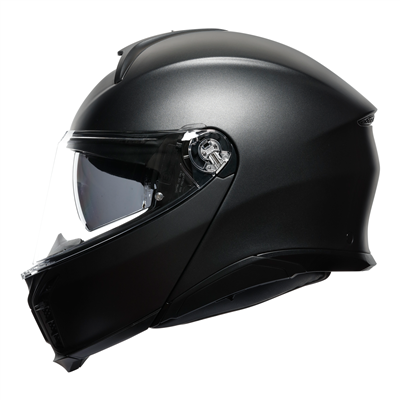 AGV Tour Modular Solid Flip-Up Helmet Matt Black  - FREE UK Shipping, FREE 365 Day Returns | Moto Central