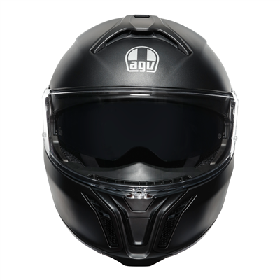 AGV Tour Modular Solid Flip-Up Helmet Matt Black  - FREE UK Shipping, FREE 365 Day Returns | Moto Central