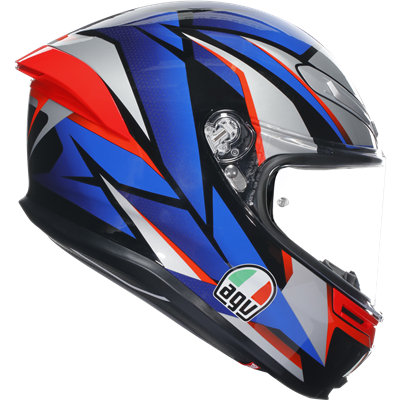 AGV K6-S Slashcut Full Face Helmet Black / Blue / Red