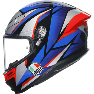 AGV K6-S Slashcut Full Face Helmet Black / Blue / Red