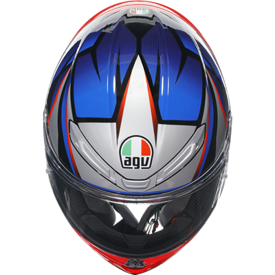 AGV K6-S Slashcut Full Face Helmet Black / Blue / Red