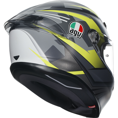 AGV K6-S Excite Full Face Helmet Grey / Fluo Yellow