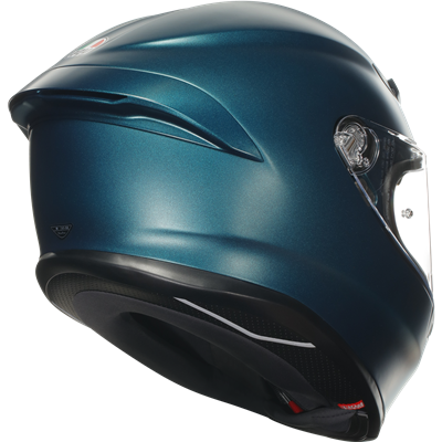 AGV K6-S Solid Full Face Helmet Petrolio Blue - FREE UK Shipping, FREE 365 Day Returns | Moto Central