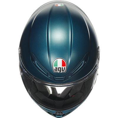 AGV K6-S Solid Full Face Helmet Petrolio Blue - FREE UK Shipping, FREE 365 Day Returns | Moto Central