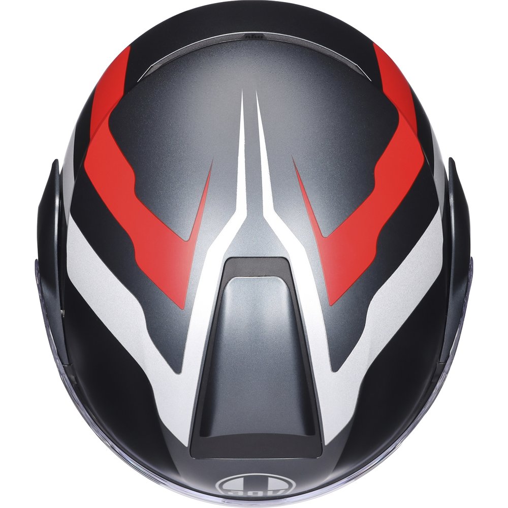 AGV Street Modular Resia Flip-Up Helmet Grey / Silver / Red - FREE UK Shipping, FREE 365 Day Returns | Moto Central