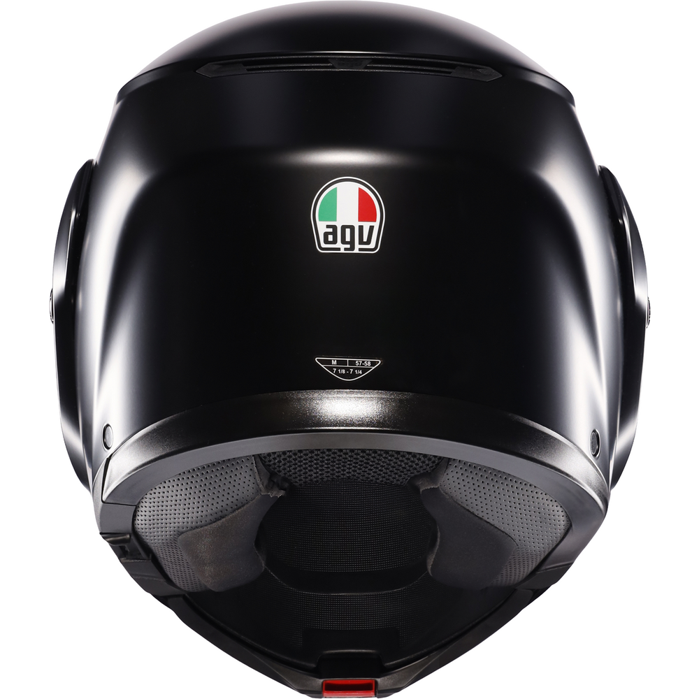 AGV Street Modular Solid Flip-Up Helmet Matt Black - FREE UK Shipping, FREE 365 Day Returns | Moto Central