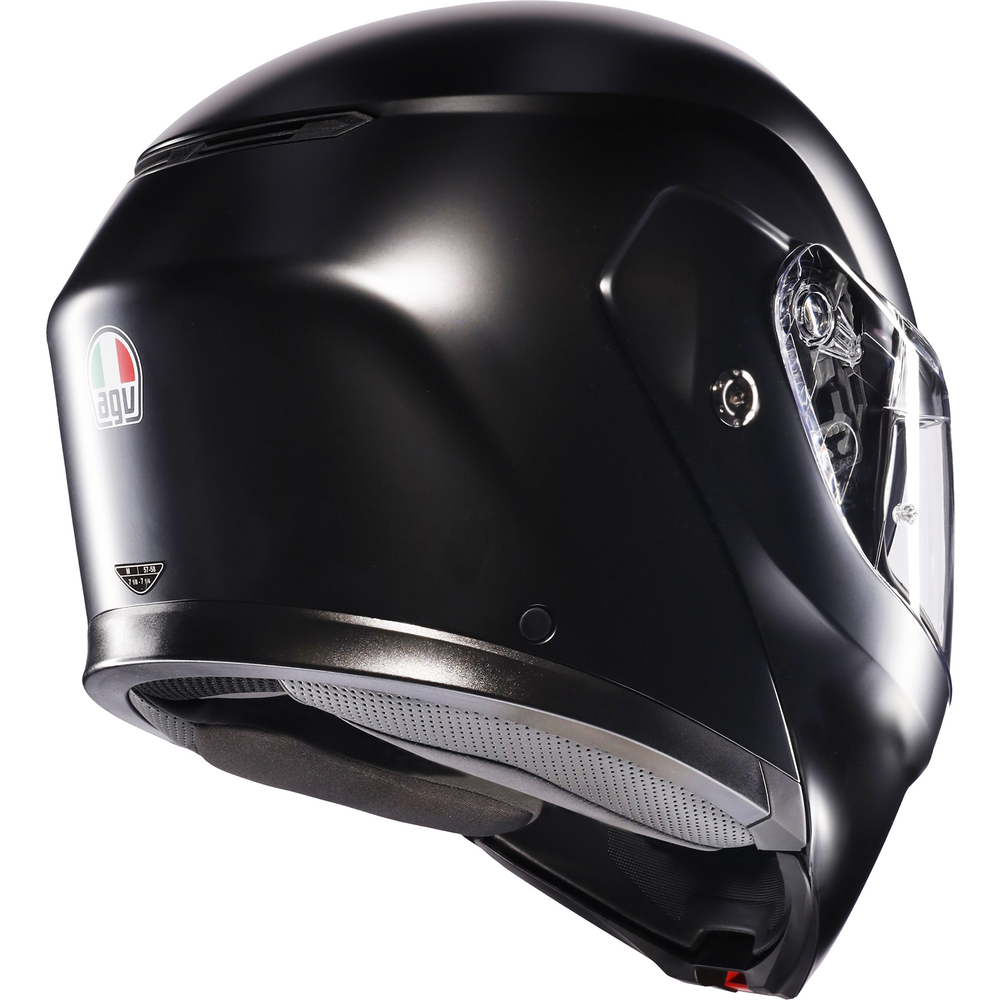 AGV Street Modular Solid Flip-Up Helmet Matt Black - FREE UK Shipping, FREE 365 Day Returns | Moto Central