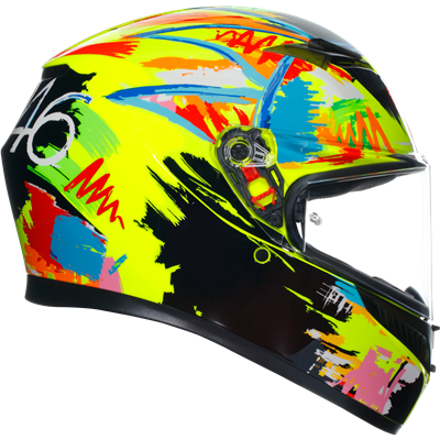 AGV K3 Rossi Winter Test 2019 ECE 22.06 Full Face Helmet Replica