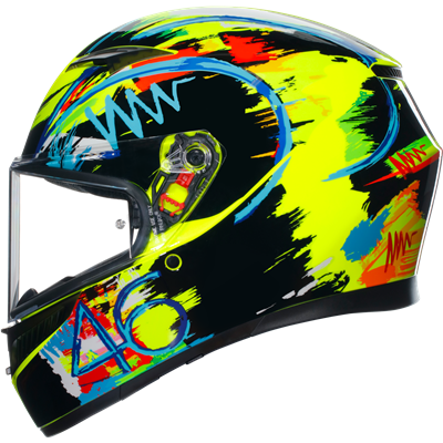 AGV K3 Rossi Winter Test 2019 ECE 22.06 Full Face Helmet Replica